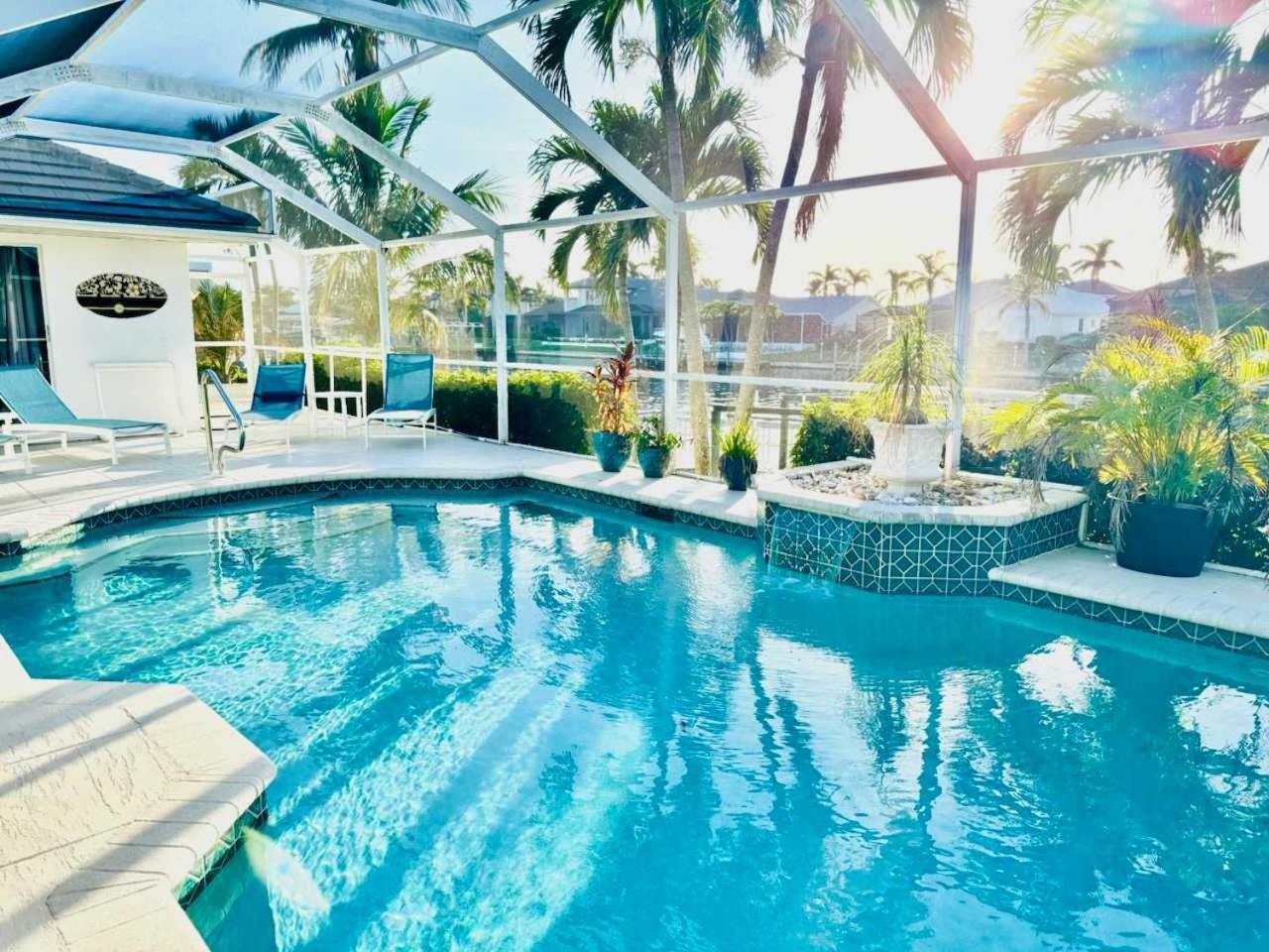 Villa Free Heatedpool On Sailboataccesscanal Boat Lift Cape Coral Exterior foto